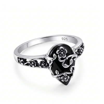 Black Obsidian Protection Ring