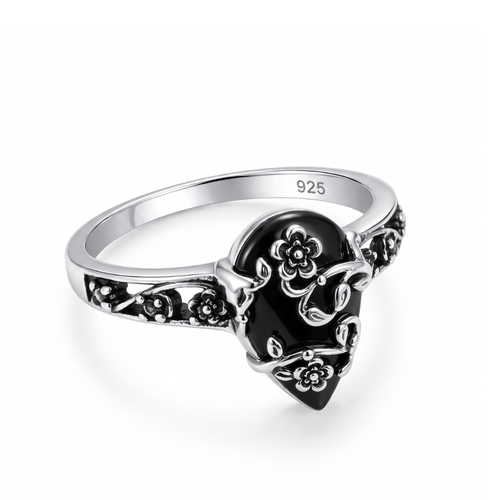 Black Obsidian Protection Ring