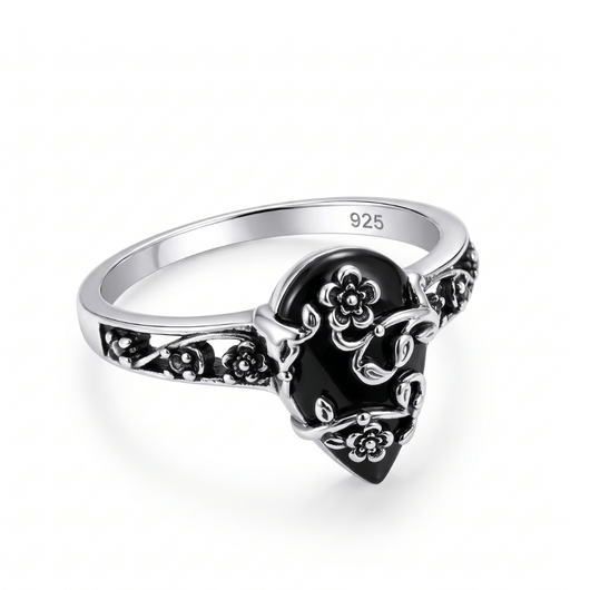 Black Obsidian Protection Ring