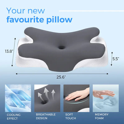 Cooling Memory Neck Pillow