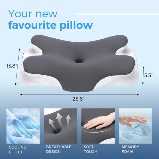 Cooling Memory Neck Pillow