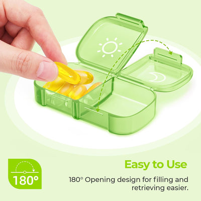 AM PM Pill Organizer