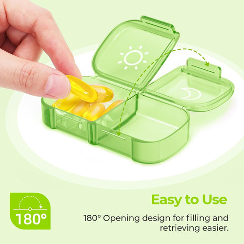 AM PM Pill Organizer