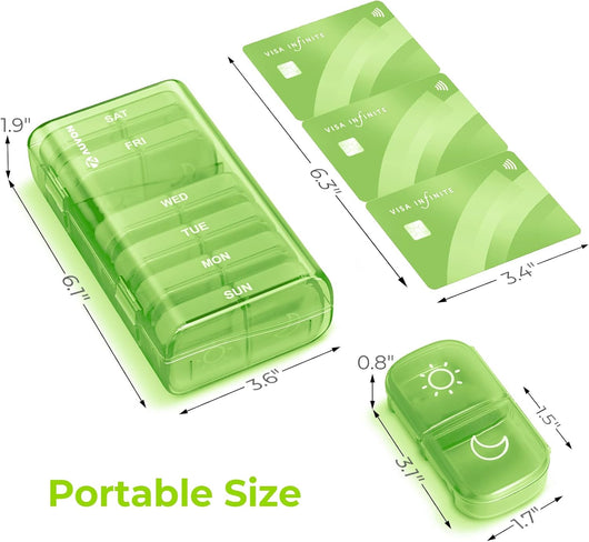 AM PM Pill Organizer