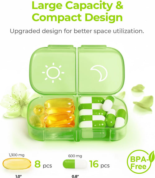 AM PM Pill Organizer