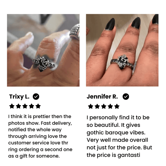 Black Obsidian Protection Ring