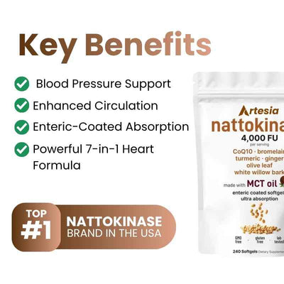 Nattokinase - 4,000 FU MCT Oil Softgels